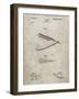 PP1178-Sandstone Straight Razor Patent Poster-Cole Borders-Framed Giclee Print