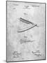 PP1178-Slate Straight Razor Patent Poster-Cole Borders-Mounted Giclee Print