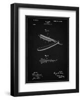 PP1178-Vintage Black Straight Razor Patent Poster-Cole Borders-Framed Giclee Print