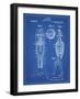 PP12 Blueprint-Borders Cole-Framed Giclee Print