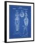 PP12 Blueprint-Borders Cole-Framed Giclee Print