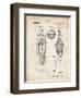 PP12 Vintage Parchment-Borders Cole-Framed Premium Giclee Print