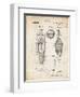 PP12 Vintage Parchment-Borders Cole-Framed Premium Giclee Print