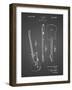 PP121- Black Grid Fender Broadcaster Electric Guitar Patent Poster-Cole Borders-Framed Giclee Print