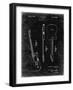 PP121- Black Grunge Fender Broadcaster Electric Guitar Patent Poster-Cole Borders-Framed Giclee Print