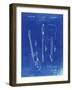 PP121- Faded Blueprint Fender Broadcaster Electric Guitar Patent Poster-Cole Borders-Framed Giclee Print