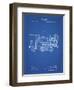 PP122- Blueprint Steam Locomotive 1886 Patent Poster-Cole Borders-Framed Premium Giclee Print