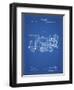 PP122- Blueprint Steam Locomotive 1886 Patent Poster-Cole Borders-Framed Premium Giclee Print