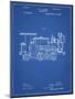 PP122- Blueprint Steam Locomotive 1886 Patent Poster-Cole Borders-Mounted Giclee Print