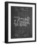 PP122- Chalkboard Steam Locomotive 1886 Patent Poster-Cole Borders-Framed Giclee Print