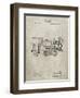 PP122- Sandstone Steam Locomotive 1886 Patent Poster-Cole Borders-Framed Giclee Print