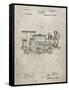 PP122- Sandstone Steam Locomotive 1886 Patent Poster-Cole Borders-Framed Stretched Canvas