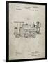 PP122- Sandstone Steam Locomotive 1886 Patent Poster-Cole Borders-Framed Giclee Print