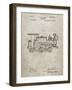 PP122- Sandstone Steam Locomotive 1886 Patent Poster-Cole Borders-Framed Giclee Print