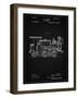 PP122- Vintage Black Steam Locomotive 1886 Patent Poster-Cole Borders-Framed Giclee Print