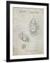 PP123- Antique Grid Parchment Mr. Potato Head Patent Poster-Cole Borders-Framed Giclee Print