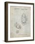 PP123- Antique Grid Parchment Mr. Potato Head Patent Poster-Cole Borders-Framed Giclee Print