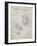 PP123- Antique Grid Parchment Mr. Potato Head Patent Poster-Cole Borders-Framed Giclee Print