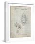 PP123- Antique Grid Parchment Mr. Potato Head Patent Poster-Cole Borders-Framed Giclee Print