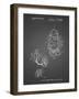 PP123- Black Grid Mr. Potato Head Patent Poster-Cole Borders-Framed Giclee Print