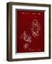 PP123- Burgundy Mr. Potato Head Patent Poster-Cole Borders-Framed Giclee Print