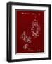 PP123- Burgundy Mr. Potato Head Patent Poster-Cole Borders-Framed Giclee Print