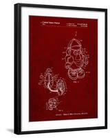 PP123- Burgundy Mr. Potato Head Patent Poster-Cole Borders-Framed Giclee Print