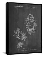 PP123- Chalkboard Mr. Potato Head Patent Poster-Cole Borders-Framed Stretched Canvas