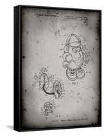 PP123- Faded Grey Mr. Potato Head Patent Poster-Cole Borders-Framed Stretched Canvas
