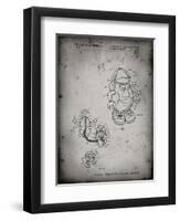 PP123- Faded Grey Mr. Potato Head Patent Poster-Cole Borders-Framed Giclee Print