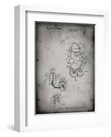 PP123- Faded Grey Mr. Potato Head Patent Poster-Cole Borders-Framed Giclee Print