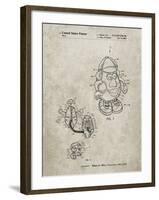 PP123- Sandstone Mr. Potato Head Patent Poster-Cole Borders-Framed Giclee Print