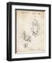 PP123- Vintage Parchment Mr. Potato Head Patent Poster-Cole Borders-Framed Giclee Print
