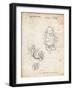 PP123- Vintage Parchment Mr. Potato Head Patent Poster-Cole Borders-Framed Giclee Print