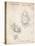 PP123- Vintage Parchment Mr. Potato Head Patent Poster-Cole Borders-Stretched Canvas