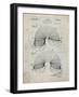 PP125- Antique Grid Parchment Slinky Toy Patent Poster-Cole Borders-Framed Giclee Print