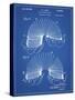 PP125- Blueprint Slinky Toy Patent Poster-Cole Borders-Stretched Canvas