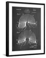 PP125- Chalkboard Slinky Toy Patent Poster-Cole Borders-Framed Giclee Print
