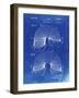 PP125- Faded Blueprint Slinky Toy Patent Poster-Cole Borders-Framed Giclee Print