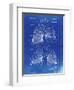 PP125- Faded Blueprint Slinky Toy Patent Poster-Cole Borders-Framed Giclee Print