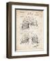 PP125- Vintage Parchment Slinky Toy Patent Poster-Cole Borders-Framed Giclee Print