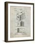 PP126- Antique Grid Parchment Eastman Kodak Camera Patent Poster-Cole Borders-Framed Giclee Print