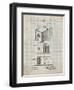 PP126- Antique Grid Parchment Eastman Kodak Camera Patent Poster-Cole Borders-Framed Premium Giclee Print