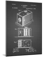 PP126- Black Grid Eastman Kodak Camera Patent Poster-Cole Borders-Mounted Giclee Print