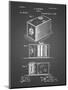 PP126- Black Grid Eastman Kodak Camera Patent Poster-Cole Borders-Mounted Giclee Print