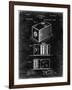 PP126- Black Grunge Eastman Kodak Camera Patent Poster-Cole Borders-Framed Giclee Print