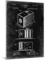 PP126- Black Grunge Eastman Kodak Camera Patent Poster-Cole Borders-Mounted Giclee Print