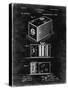 PP126- Black Grunge Eastman Kodak Camera Patent Poster-Cole Borders-Stretched Canvas