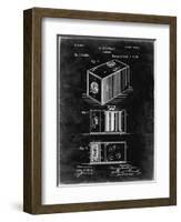 PP126- Black Grunge Eastman Kodak Camera Patent Poster-Cole Borders-Framed Giclee Print