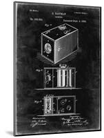 PP126- Black Grunge Eastman Kodak Camera Patent Poster-Cole Borders-Mounted Giclee Print